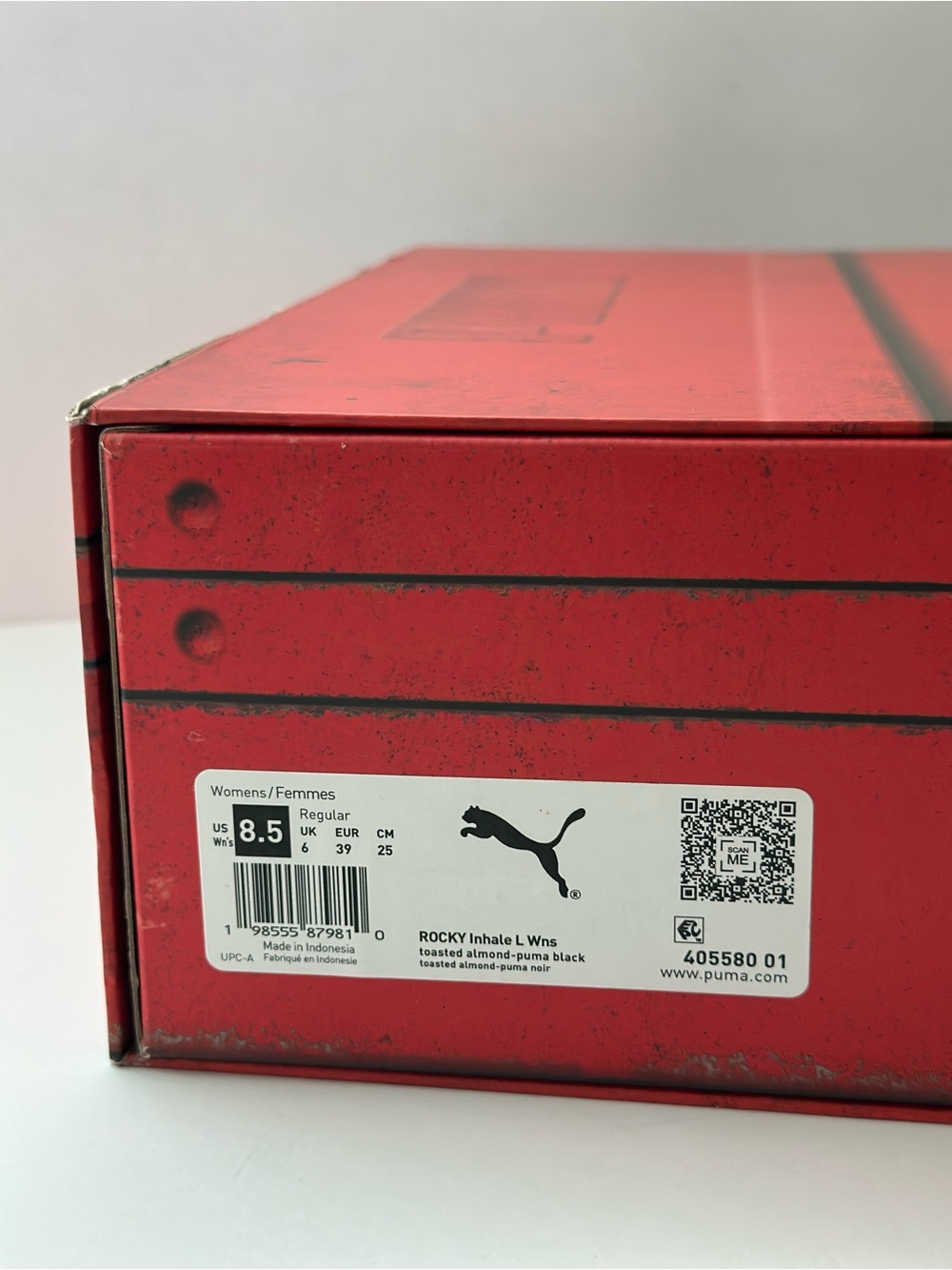 A$AP ROCKY x PUMA Inhale L Women’s 8.5 Sneakers In Toasted Almond/Black Leopard - Picture 8 of 9